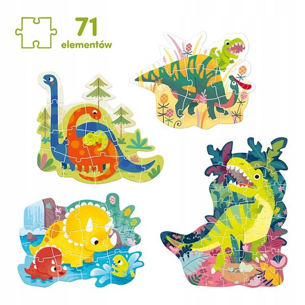 Czuczu Puzzle progresywne - Dinozaury