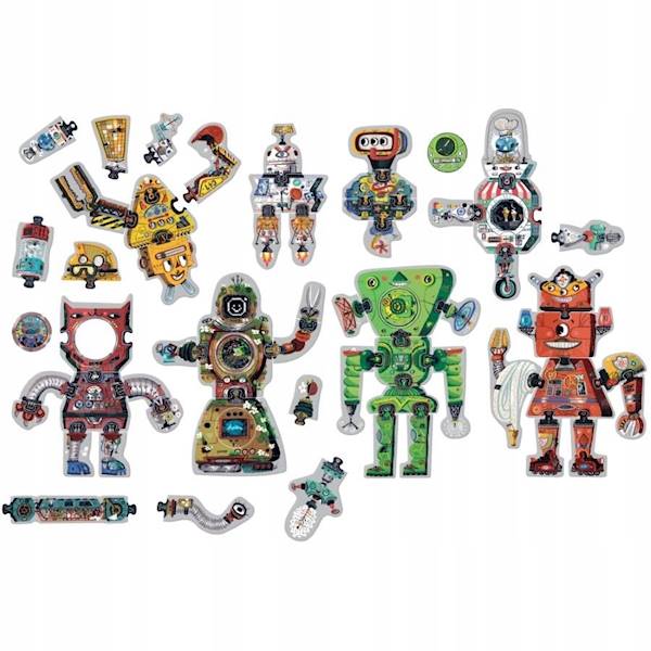 CzuCzu Puzzle kreatywne- Roboty