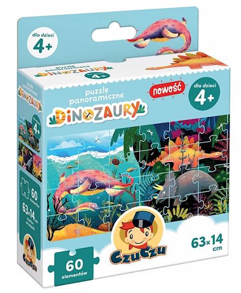 CzuCzu Puzzle panoramiczne - Dinozaury