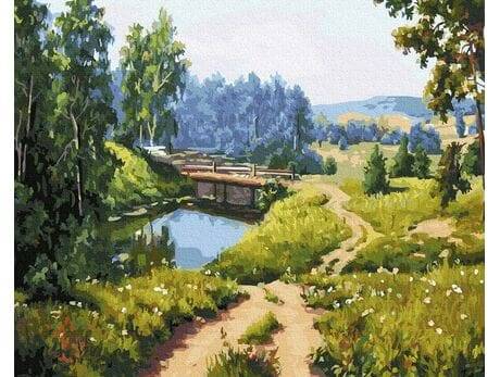 Zestaw do malowania z farbami 40x50cm PC4050444
