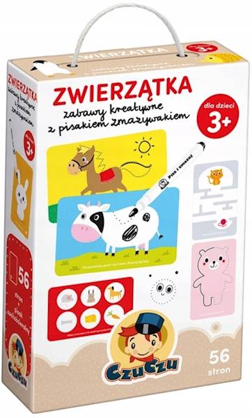 CzuCzu Zwierzątka Zabawy kreatywne z pisakiem zmaz
