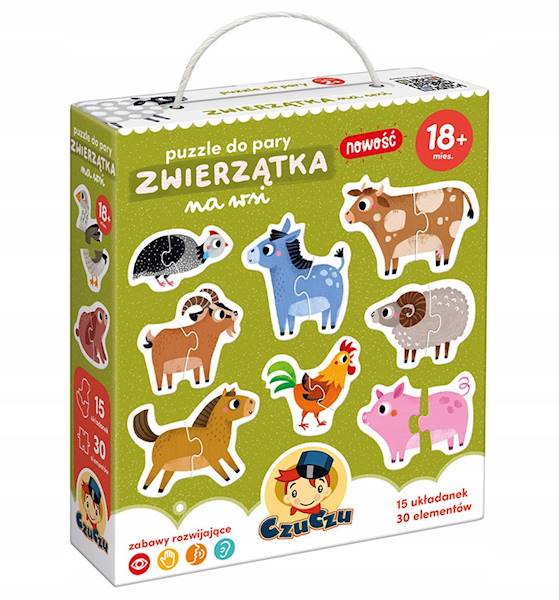 CzuCzu Puzzle do pary -Zwierzątka na wsi