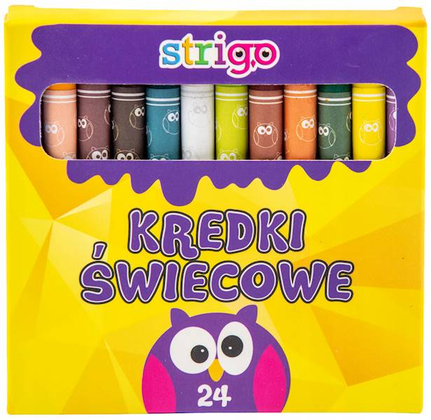 KREDKI ŚWIECOWE STRIGO 24SZT CN03 6949 A'12