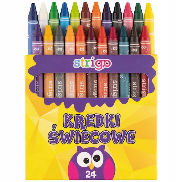 KREDKI ŚWIECOWE STRIGO 24SZT CN03 6949 A'12
