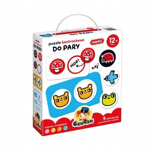 CzuCzu Puzzle kontrastowe - Do pary