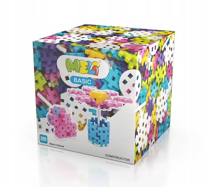KLOCKI BASIC PINK CONSTRUCTOR 200 50060 MELI