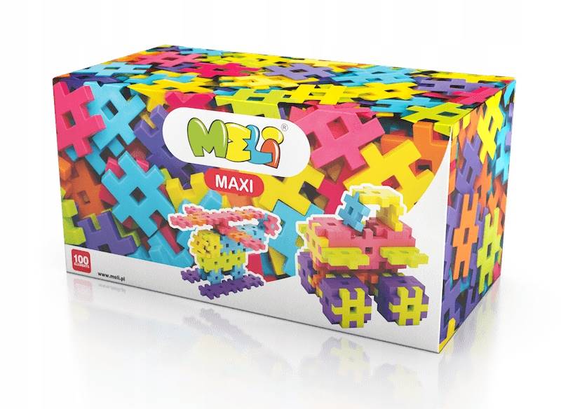 KLOCKI MAXI 100 SZT. 50401  MELI