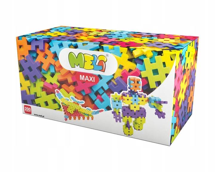 KLOCKI MAXI 200 SZT. 50402 MELI