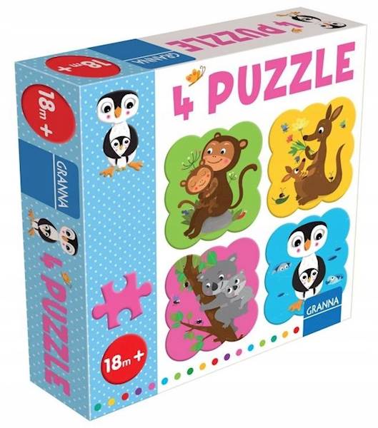GRA PUZZLE Z PINGWINEM 4052