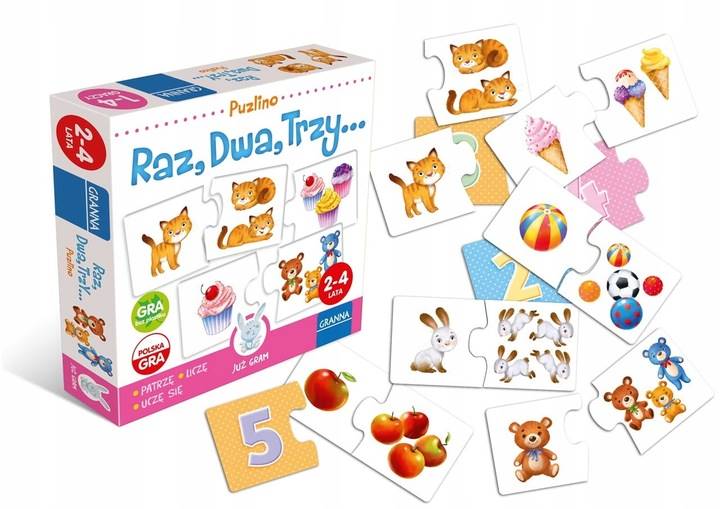 GRA RAZ DWA TRZY PL 4137