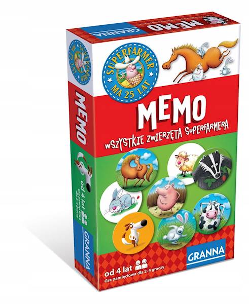 GRA MEMO WSZYSTKIE ZWIERZĘTA SUPERFARMERA 2621