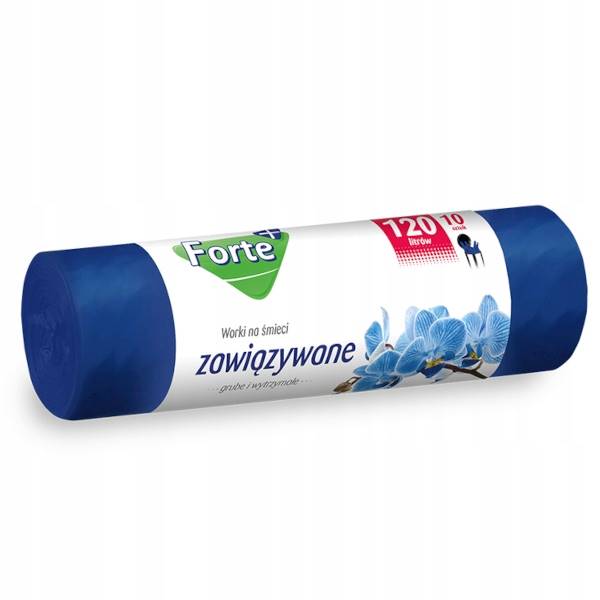 WORKI NA ŚMIECI FORTE+ WNS 120L (10 szt.) zawiązy