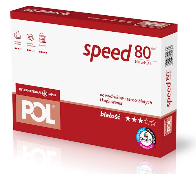 PAPIER KSERO POLSPEED A4 (500) 80G/M2 A'5 2369