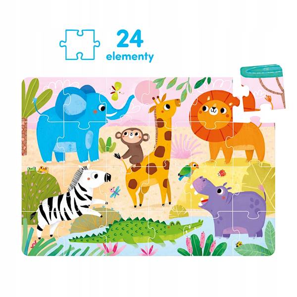 CzuCzu Dzikie puzzleSawanna 24 el.