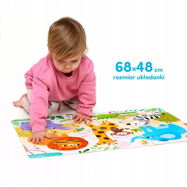 CzuCzu Dzikie puzzleSawanna 24 el.