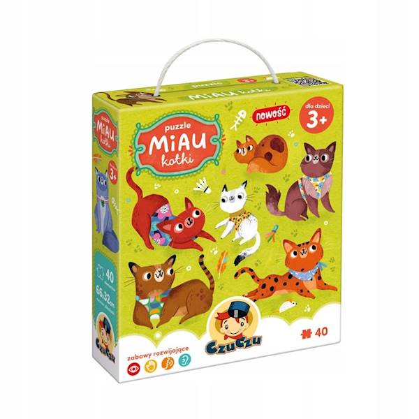 CzuCzu Czuczu Puzzle Miau -Cats 40 el.