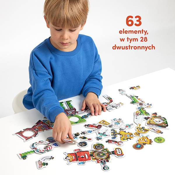 CzuCzu Puzzle kreatywne- Robot Lab 63 el.