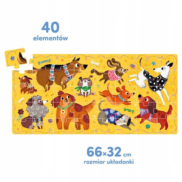 CzuCzu Czuczu Puzzle Hau -Pieski 40 el.