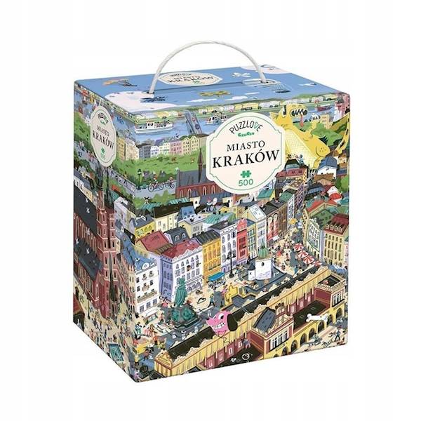 Czuczu Puzzlove Puzzle500 el. Miasto Krakow