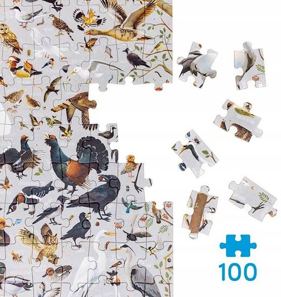 CzuCzu Puzzlove - Ptaki 100 el.