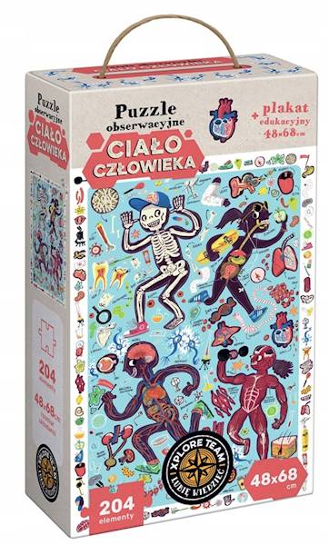 CzuCzu XPLORE TEAM Puzzle Obserwacyjne Ciało Czlow
