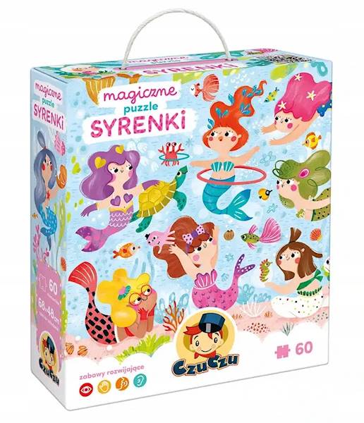 CzuCzu CzuCzu Magiczne puzzle -Syrenki 60 el.