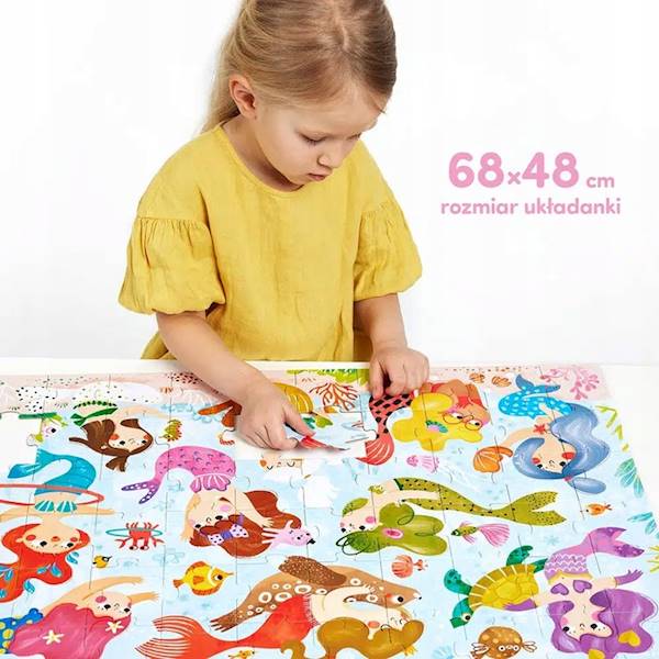 CzuCzu CzuCzu Magiczne puzzle -Syrenki 60 el.