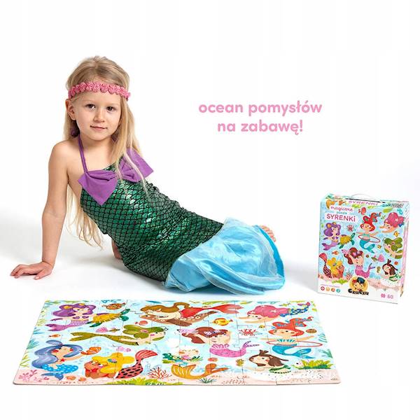 CzuCzu CzuCzu Magiczne puzzle -Syrenki 60 el.