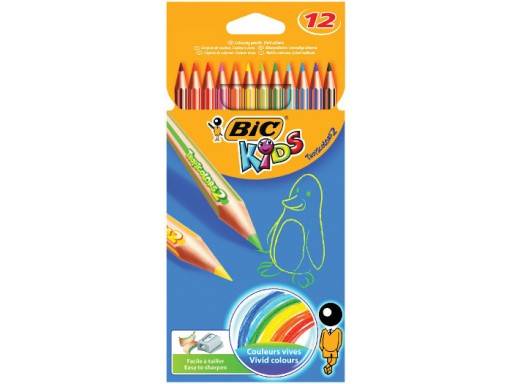 KREDKI BIC 12KOL. TROPICOLORS 2503