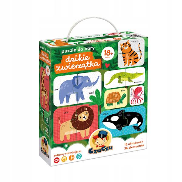 CzuCzu Puzzle do pary -Dzikie zwierzeta