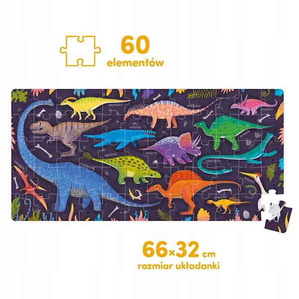 CzuCzu Puzzle GrDinozaury 60 el.