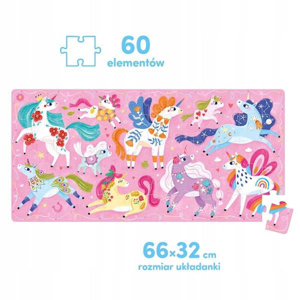 CzuCzu CzuCzu Puzzle AchJednorozce 60 el.