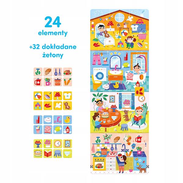 CzuCzu Puzzle Co robimy w domu 24 el.