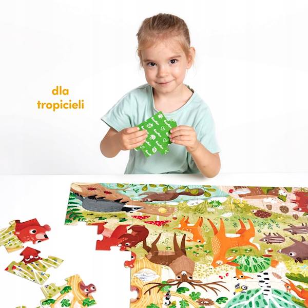 CzuCzu CzuCzu Dzikie puzzle -Las 40 el.