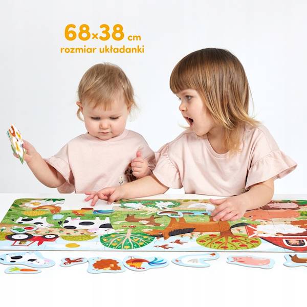 CzuCzu Wesołe puzzle 24el.  wieś