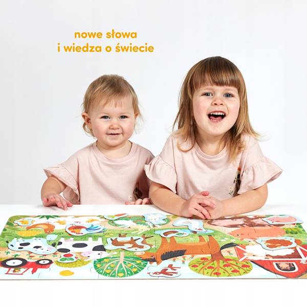 CzuCzu Wesołe puzzle 24el.  wieś