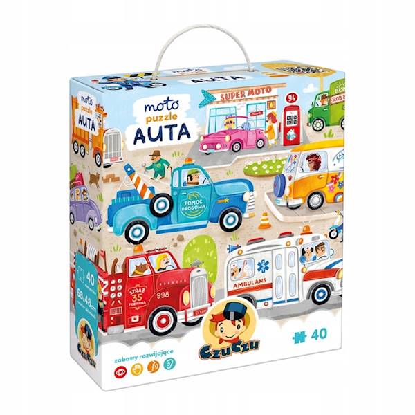 CzuCzu Moto puzzle Auta40 el.