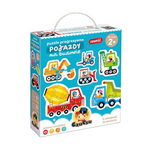CzuCzu CzuCzu Puzzle progresywne - Pojazdy na budo