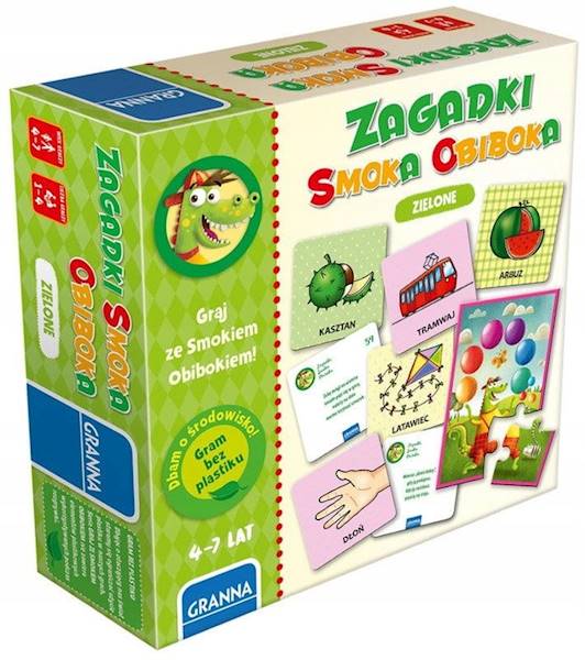 GRA ZAGADKI SMOKA OBIBOKA ZIELONE 3574