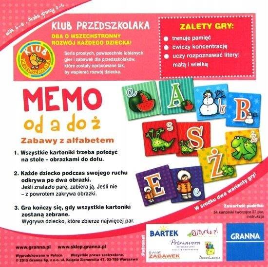 GRN2492 MEMO A-Ż 