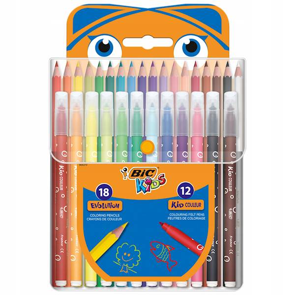 BIC 9648271 ZESTAW BIC KIDS PANDA 18+12