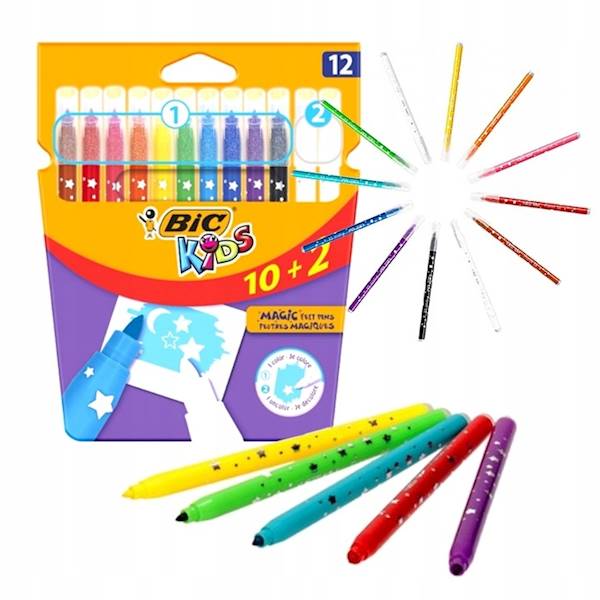 BIC 9202953 FLAMASTRY BIC KIDS MAGIC 10+2
