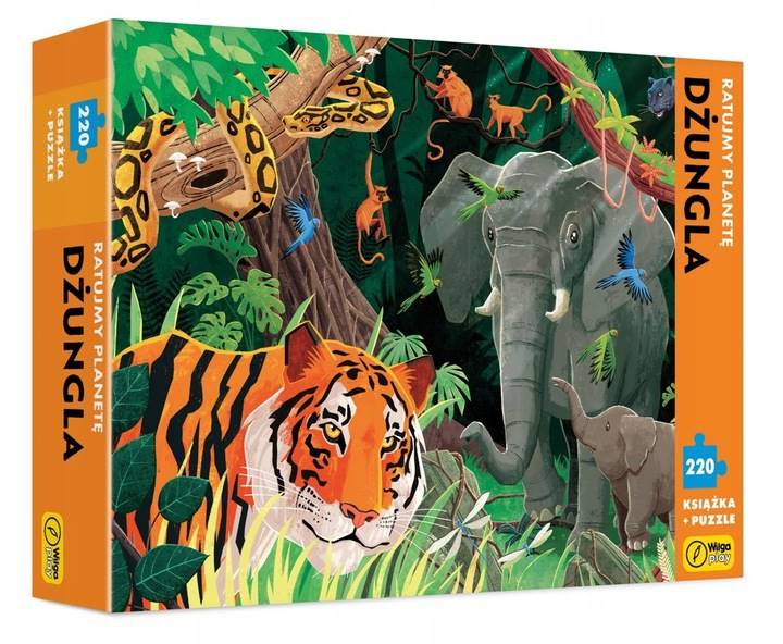 II DŻUNGLA. RATUJMY PLANETĘ. PUZZLE