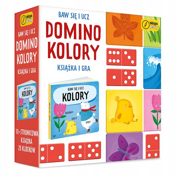 II BAW SIĘ I UCZ. DOMINO KOLORY PUZZLE