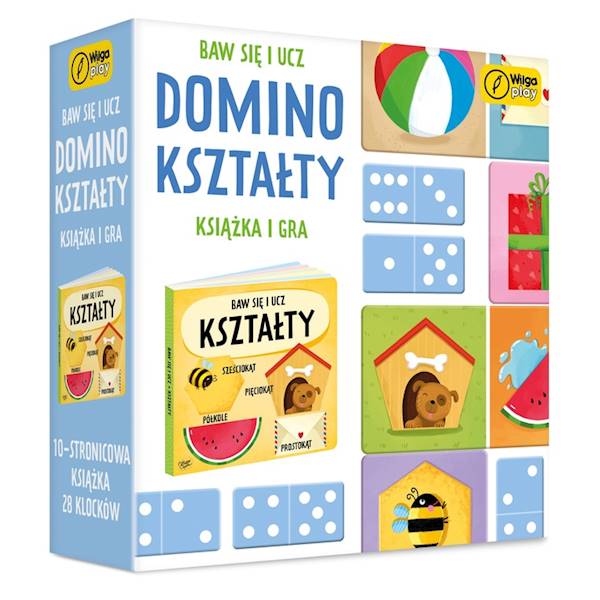 II BAW SIĘ I UCZ DOMINO KSZTAŁTY PUZZLE