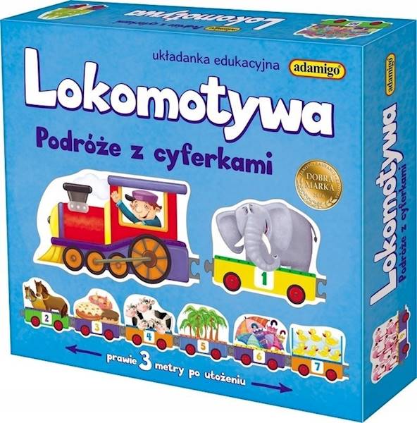 LOKOMOTYWA PODRÓŻE Z CYFERKAMI 7202