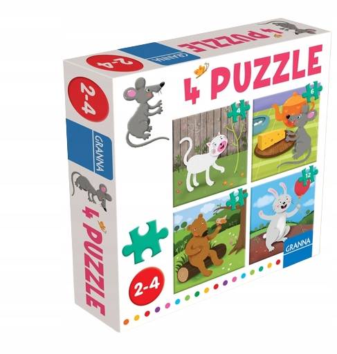 GRA PUZZLE Z MYSZKĄ 4076