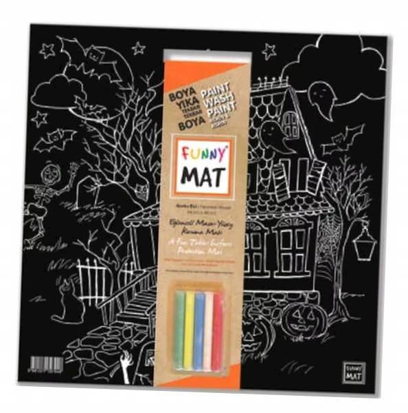 STRIGO FUNNY MAT  BLACK - HALLOWEEN 40x40 cm 7048