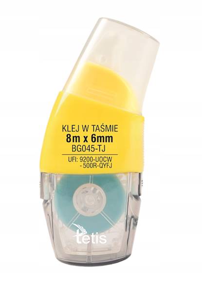 Klej w taśmie, permanentny, 8m/6mm A'12  2889