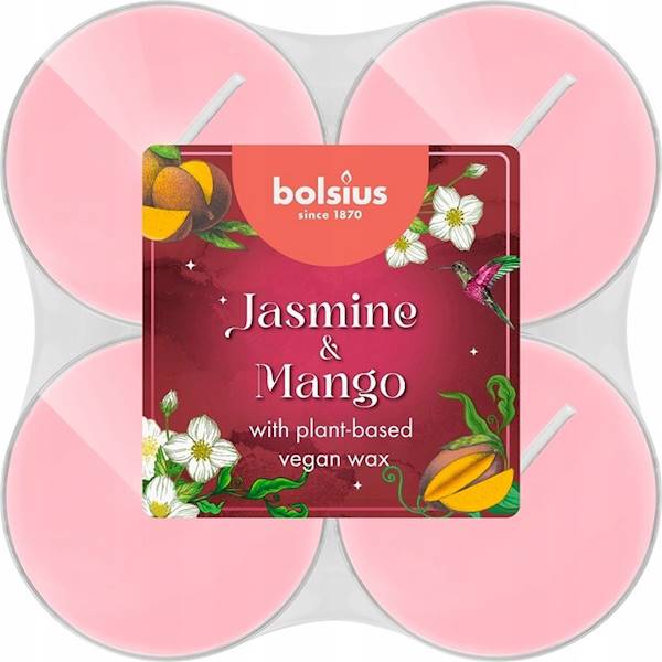 Świece zapachowe Maxi Lights 8h Jaśmin i Mango Bol